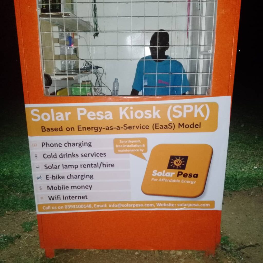 Solar Pesa Kiosk Powering Businesses and transforming lives in Rhino Camp Refugee Settlement in Uganda